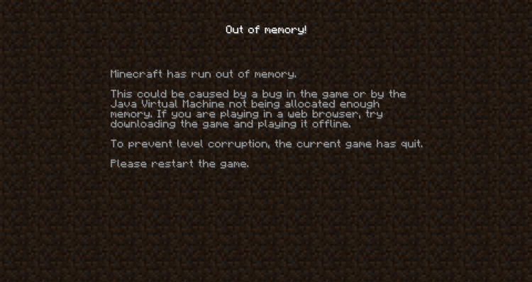 Game Running Out Of Memory Flans Mod Server